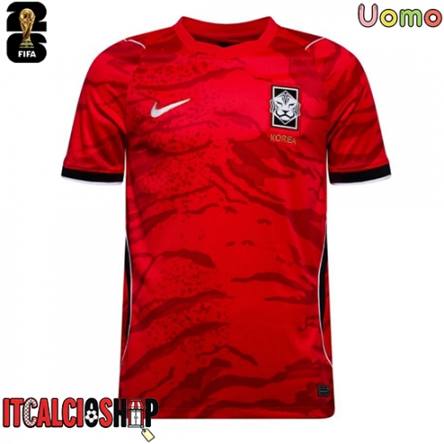 Repubblica di Corea Prima Maglia Mondiali 2026 Manica Corta